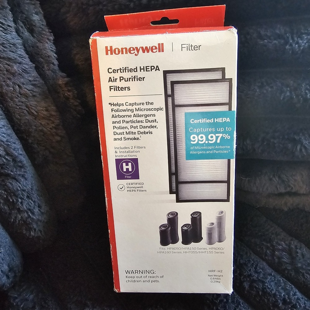 Honeywell HRF-H2 Allergen Remover Replacement H HEPA Filters 2 Sealed Filters